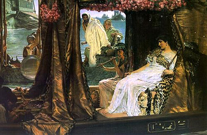 Lawrence Alma-Tadema: Antony and Cleopatra