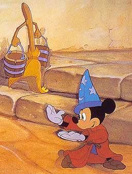 Mickey Mouse als Zauberlehrling